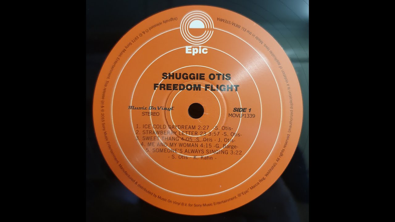 Load video: Shuggie Otis, Sweet Thang on the turntable.