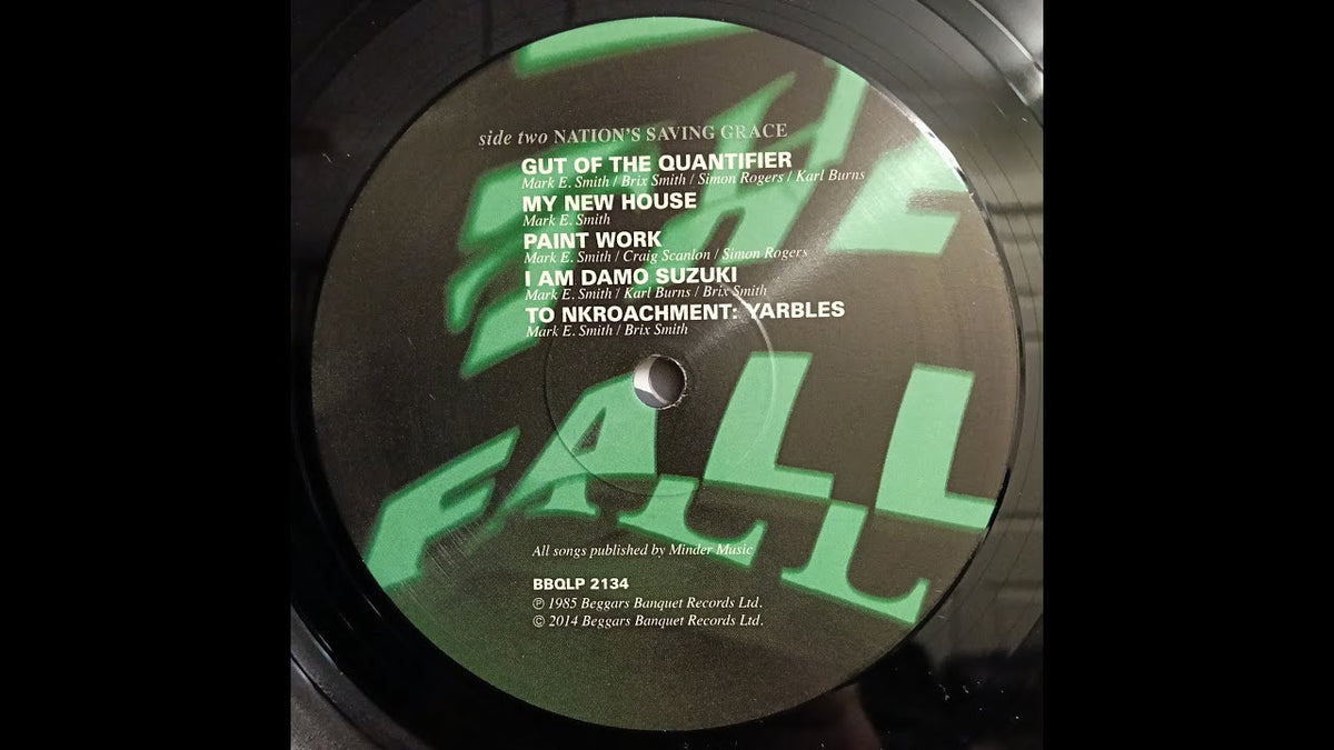 Load video: Copy of The Fall - This Nation's Saving Grace on the turntable, the song 'Paintwork'.