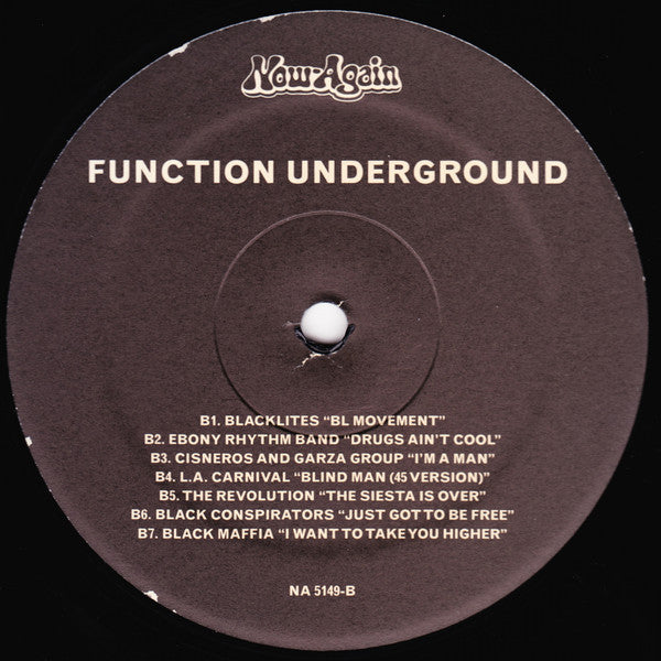 Various : Function Underground: The Black And Brown American Rock Sound 1969-1974 (LP, RSD, Comp, Ltd)