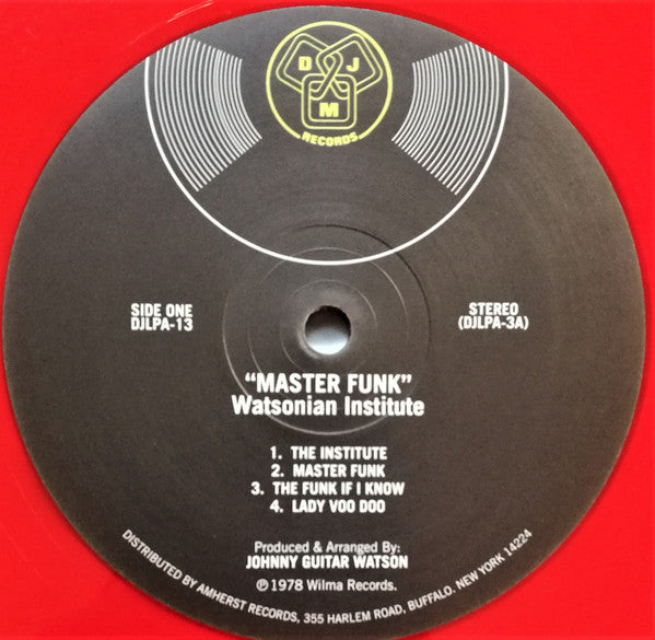 Watsonian Institute : Master Funk (LP, Album, Ltd, RE, Tra)