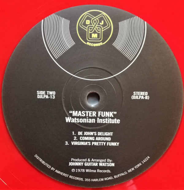 Watsonian Institute : Master Funk (LP, Album, Ltd, RE, Tra)