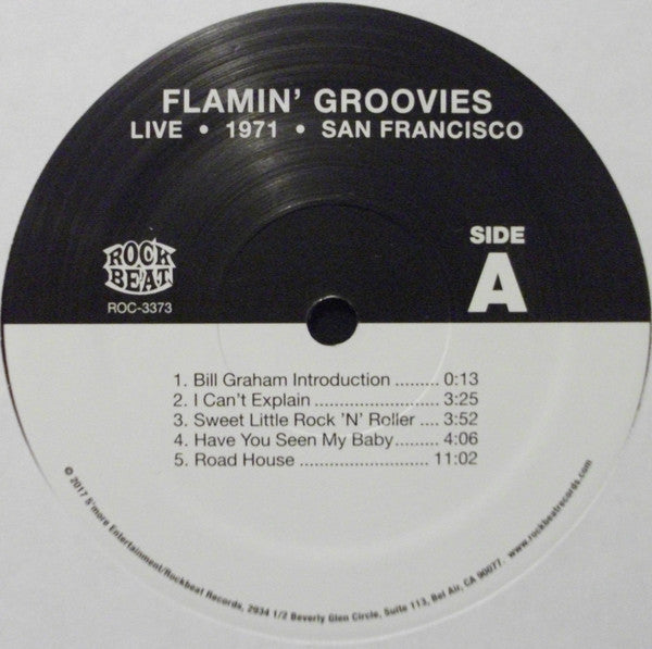 The Flamin' Groovies : Live 1971 San Francisco (LP, Album)