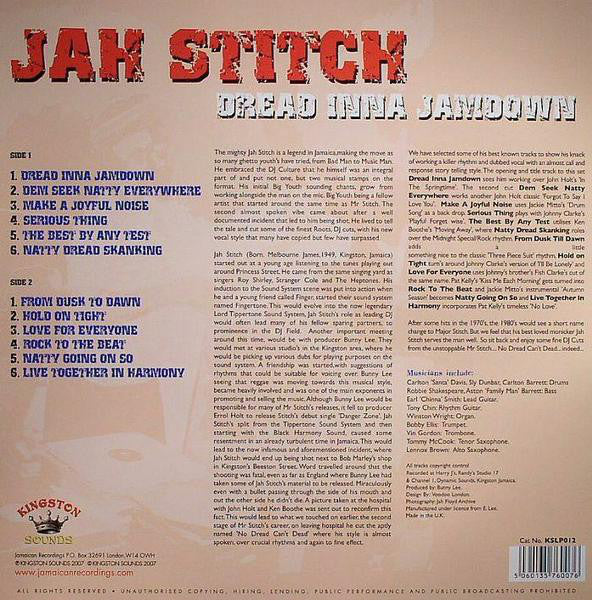 Jah Stitch : Dread Inna Jamdown (LP)