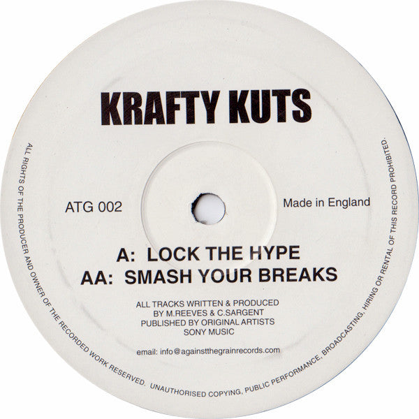 Krafty Kuts : Lock The Hype / Smash Your Breaks (12")