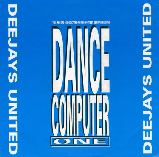 Deejays United : Dance Computer One (12", Maxi)