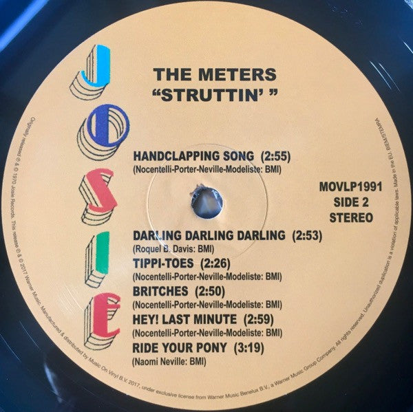 The Meters : Struttin' (LP, Album, RE, 180)