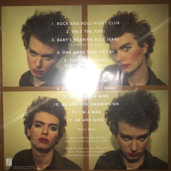 Mac Demarco : Rock And Roll Night Club (12", MiniAlbum, RE)