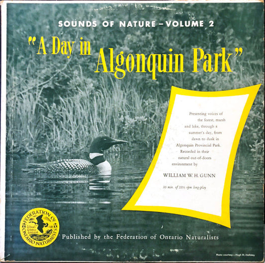 William W. H. Gunn : A Day In Algonquin Park (LP, Album)