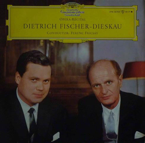 Dietrich Fischer-Dieskau, Ferenc Fricsay : Singt Berühmte Arien Aus Französischen Und Italienischen Opern (LP, Mono)