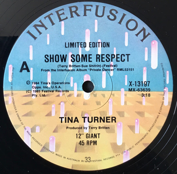 Tina Turner : Show Some Respect (12")