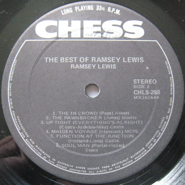 Ramsey Lewis : The Best of Ramsey Lewis (LP, Comp)