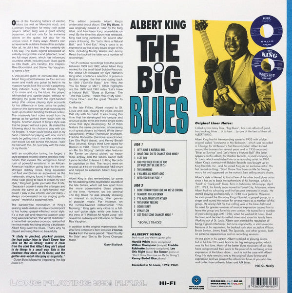 Albert King : The Big Blues (LP, Album, Ltd, RE, 180)