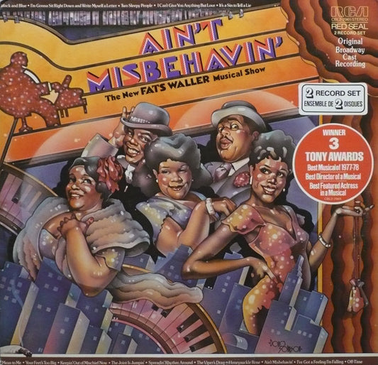 "Ain't Misbehavin'" Original Broadway Cast : Ain't Misbehavin': The New Fats Waller Musical Show (2xLP, Album, Gat)