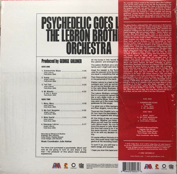 The Lebron Brothers Orchestra : Psychedelic Goes Latin (LP, Album, RSD, Ltd, RE)