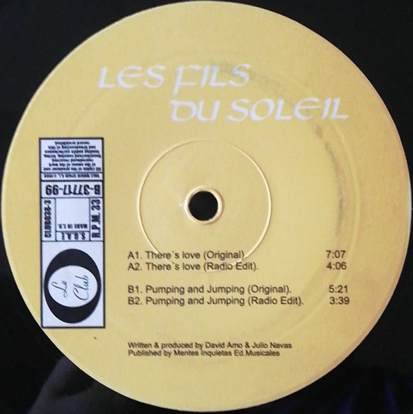 Les Fils Du Soleil : There's Love (12")