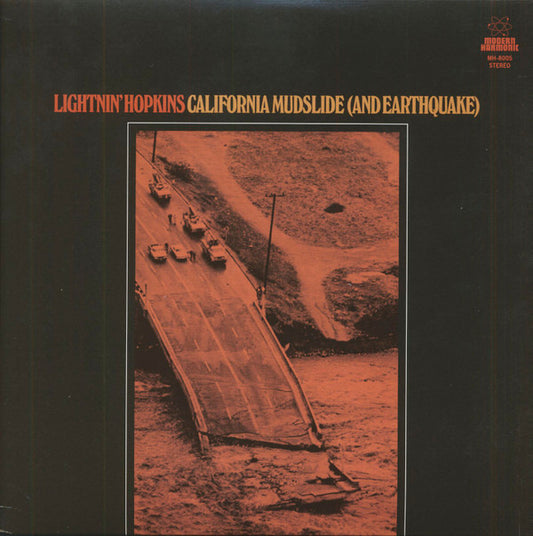 Lightnin' Hopkins : California Mudslide (And Earthquake) (LP, Album, RE, Bro)