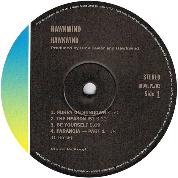 Hawkwind : Hawkwind (LP, Album, RE)