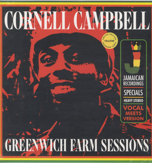 Cornell Campbell : Greenwich Farm Sessions (LP, Album, Comp, Ltd, Yel)