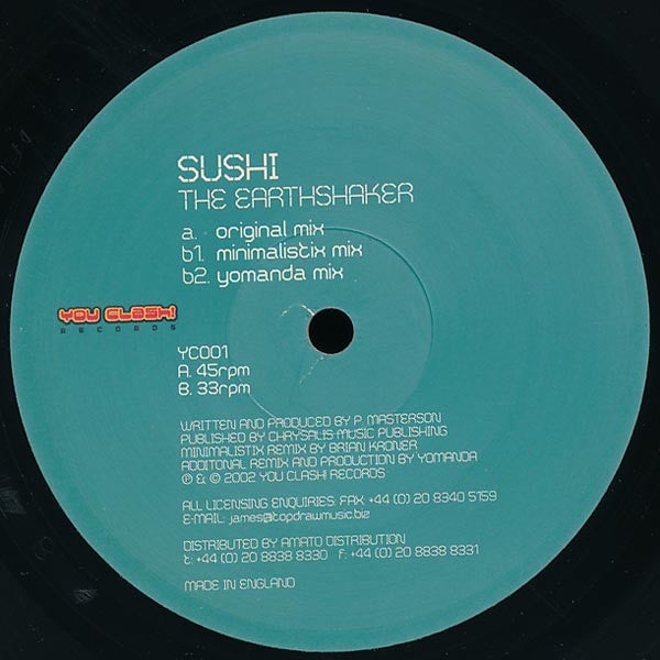Sushi (2) : The Earthshaker (12")