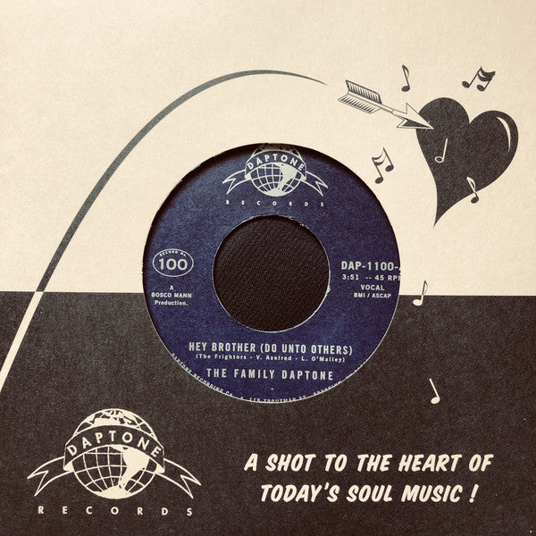 The Family Daptone / The 100 Knights Orchestra : Hey Brother (Do Unto Others) / Soul Fugue (7", Single)