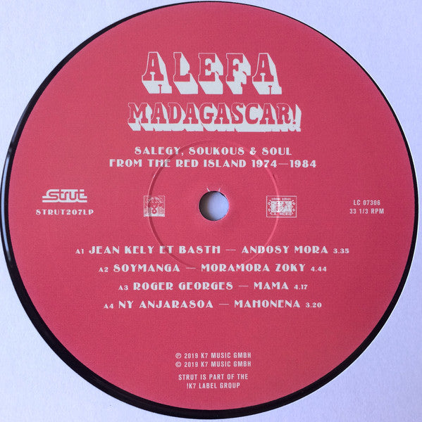 Various : Alefa Madagascar ! Salegy, Soukous & Soul From The Red Island 1974-1984 (2xLP, Comp)