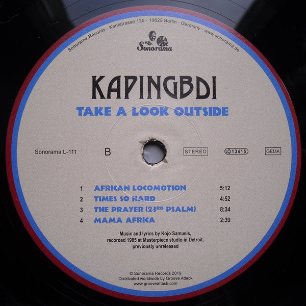 Kapingbdi : Take A Look Outside (LP, Album, RM)