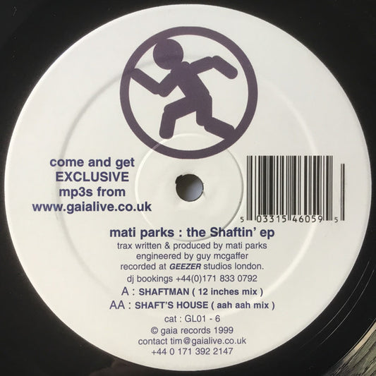 Mati Parks : The Shaftin' EP (12", EP)