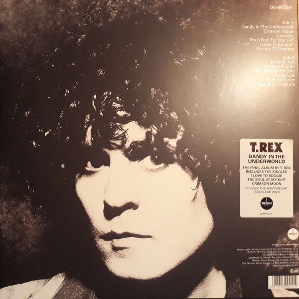 T. Rex : Dandy In The Underworld (LP, Album, RE, Cle)