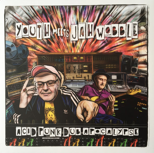 Youth Meets Jah Wobble : Acid Punk Dub Apocalypse (LP, Album, Ltd, Num, Red)