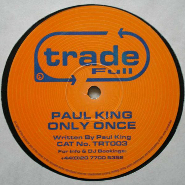 Paul King : Only Once (12")