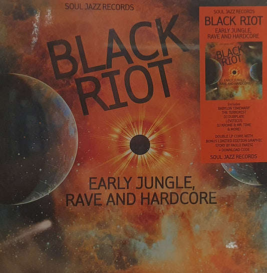 Various : Black Riot (Early Jungle, Rave And Hardcore) (2xLP, Comp)