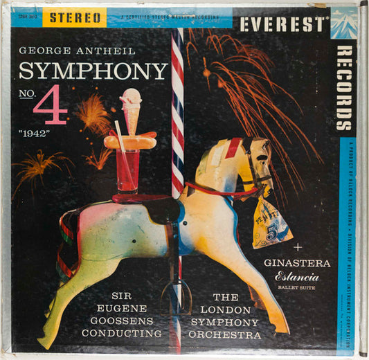 George Antheil + Ginastera* - Sir Eugene Goossens Conducting The London Symphony Orchestra : Symphony No. 4 "1942" / Estancia (Ballet Suite) (LP, Sil)
