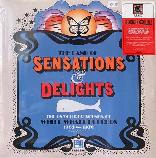 Various : The Land Of Sensations & Delights: The Psych Pop Sounds Of White Whale Records 1965-1970 (2xLP, RSD, Comp, Mono, Gat)