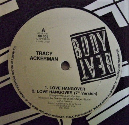 Tracy Ackerman : Love Hangover (12")