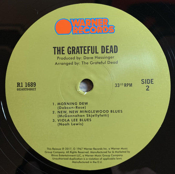 The Grateful Dead : The Grateful Dead (LP, Album, RE, RM, 50t)