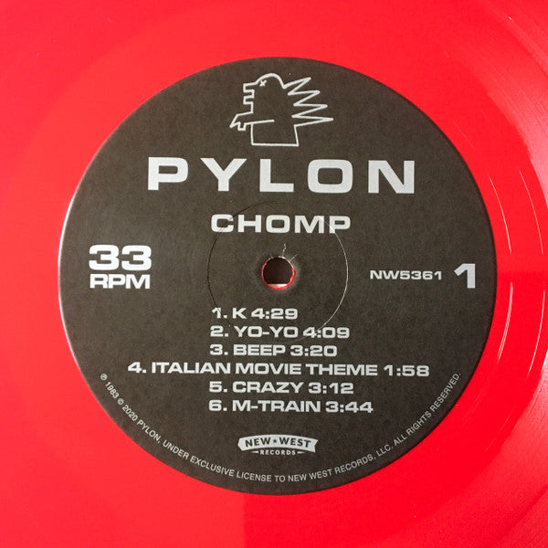 Pylon (4) : Chomp (LP, Album, RE, RM, Red)