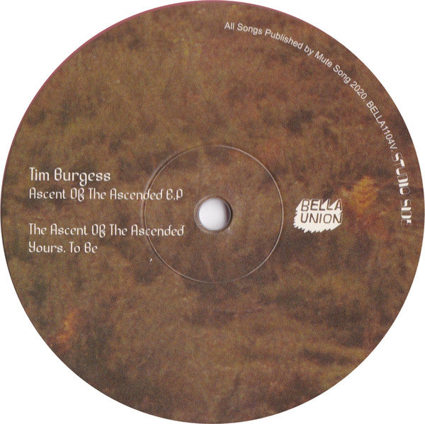 Tim Burgess : Ascent Of The Ascended (12", EP, Ora)