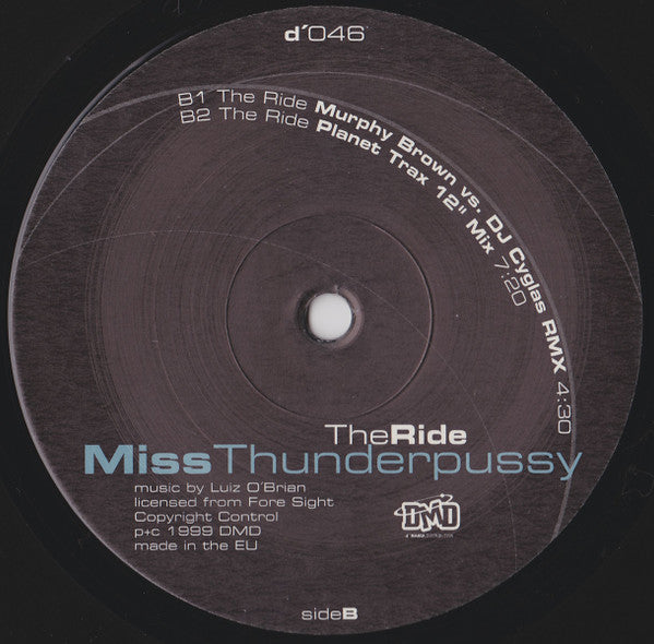 Miss Thunderpussy : The Ride (12")