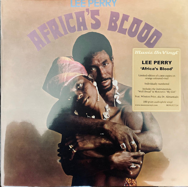 Lee Perry : Africa's Blood (LP, Album, Ltd, Num, RE, Ora)