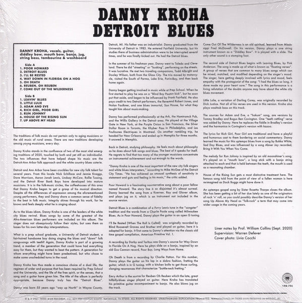 Dan Kroha : Detroit Blues (LP, Album)