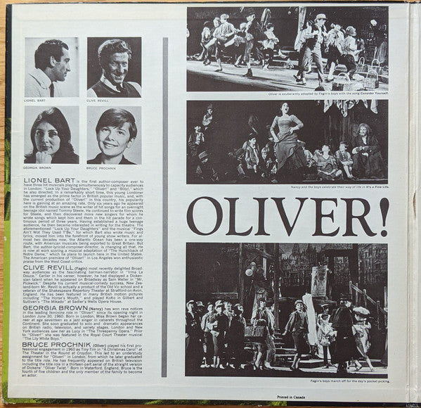 Lionel Bart : Oliver! (LP, Album, Gat)