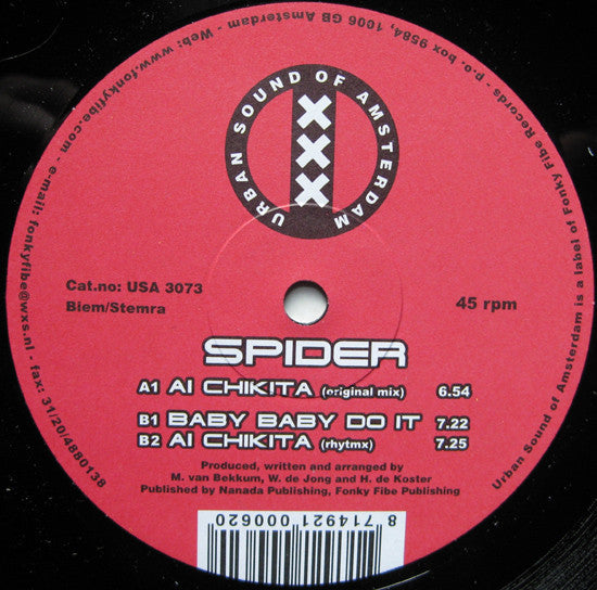 DJ Spider (2) : Ai Chikita (12")