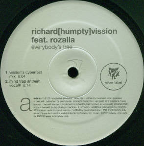 Richard "Humpty" Vission Featuring Rozalla : Everybody's Free (12")