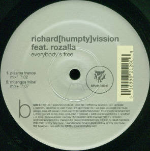 Richard "Humpty" Vission Featuring Rozalla : Everybody's Free (12")