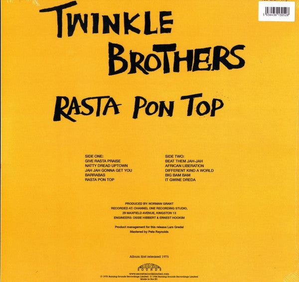 Twinkle Brothers : Rasta Pon Top (LP, RE, 180)