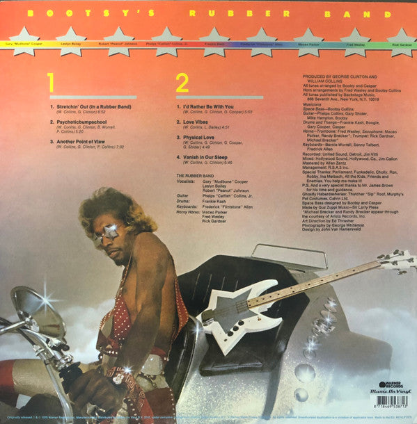 Bootsy's Rubber Band : Stretchin' Out In Bootsy's Rubber Band (LP, Album, RE)