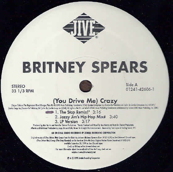 Britney Spears : (You Drive Me) Crazy (12")