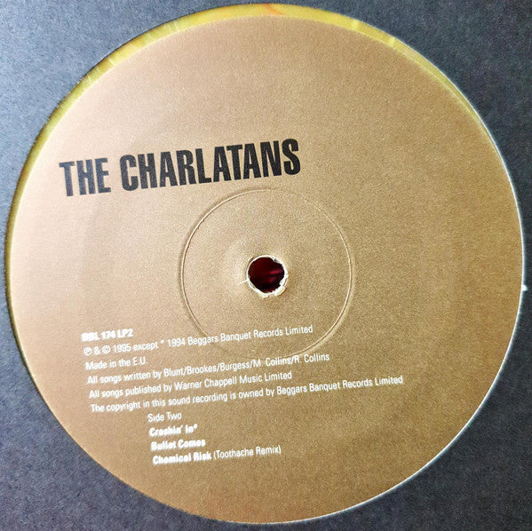 The Charlatans : The Charlatans (2xLP, Album, RE, RM, Yel)