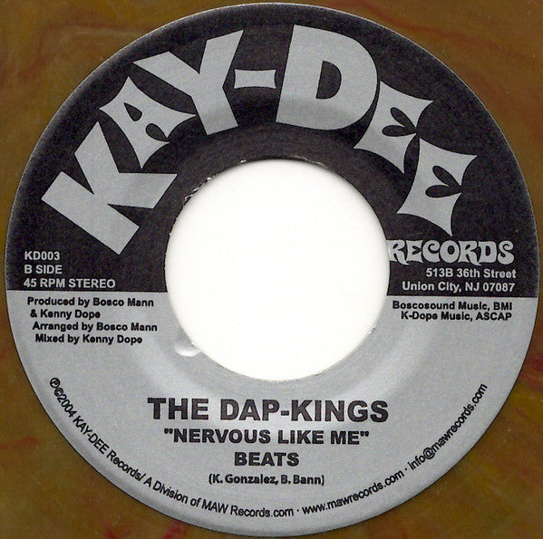 The Dap-Kings : Nervous Like Me (7", Single, Bro)