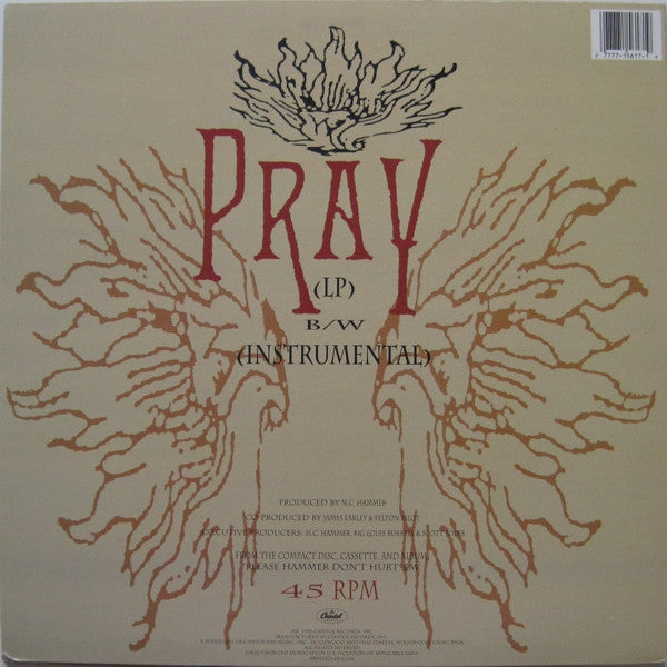 MC Hammer : Pray (12", Single)